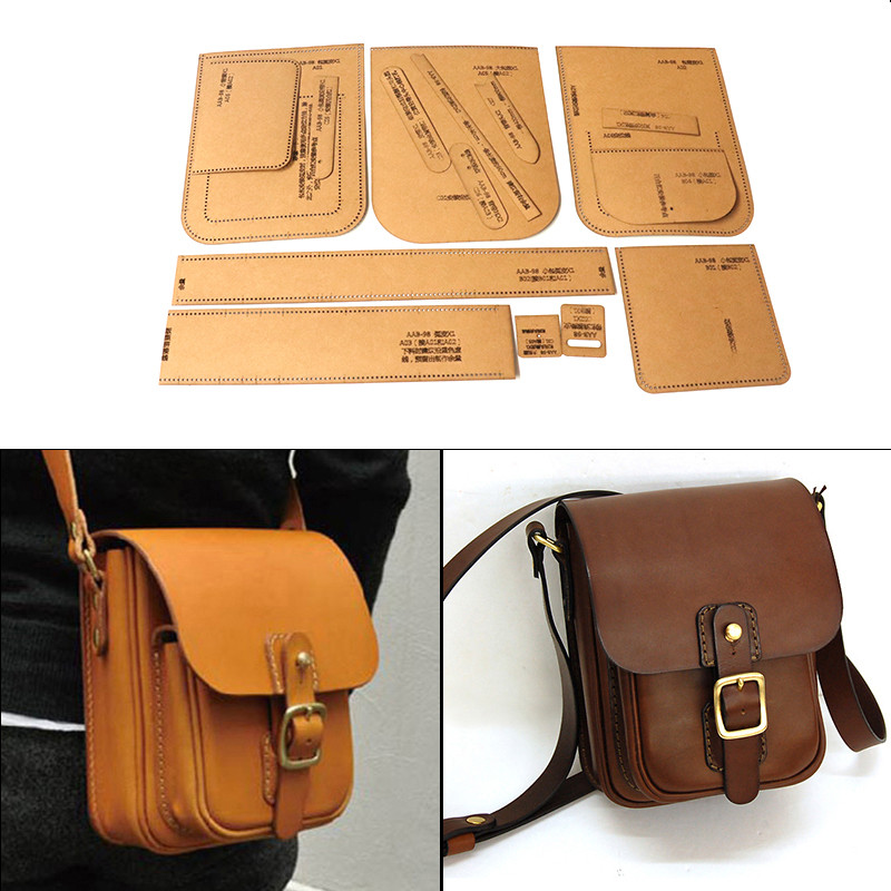 DIY Leather Craft Shoulder Bag - Leatherwork Templates ulasan dan harga