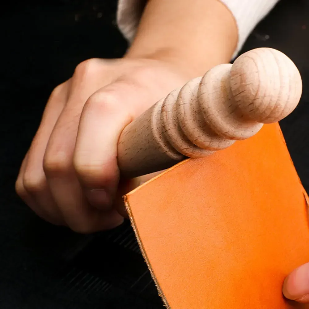Multi-Size Wood Slicker Leathe - Leather Work Organiser ulasan dan harga