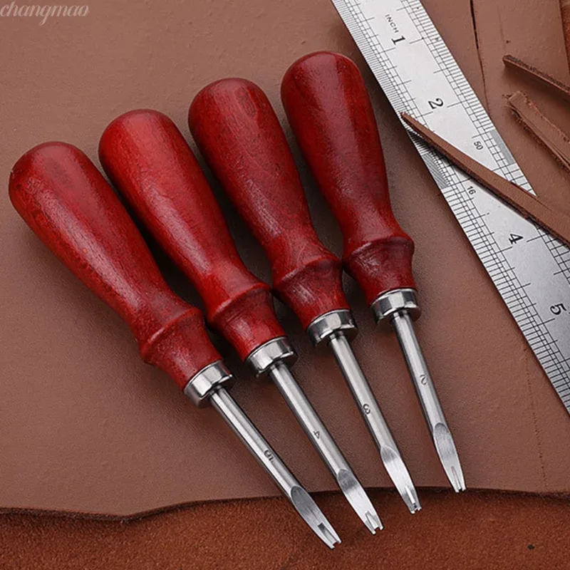 1pc Leather Edge Beveler Skivi - Leatherwork Edge Beveler ulasan dan harga