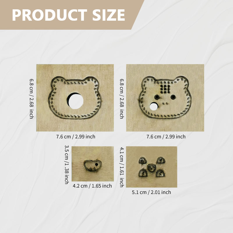 Tiger Four-Piece Set Leather K - Leatherwork Templates ulasan dan harga