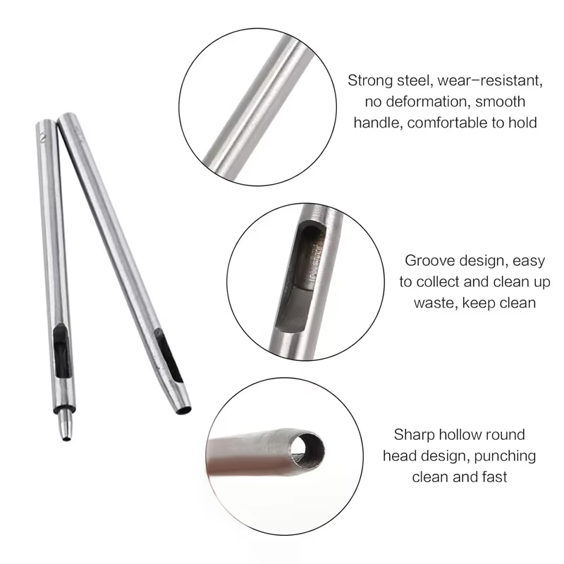 0.5-5mm Leather Hole Punch Too - Leather Work Organiser ulasan dan harga