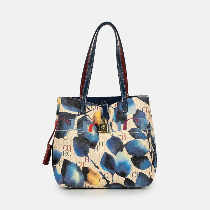 CH Art Color Printed Handbag S - Leather Work In Art ulasan dan harga