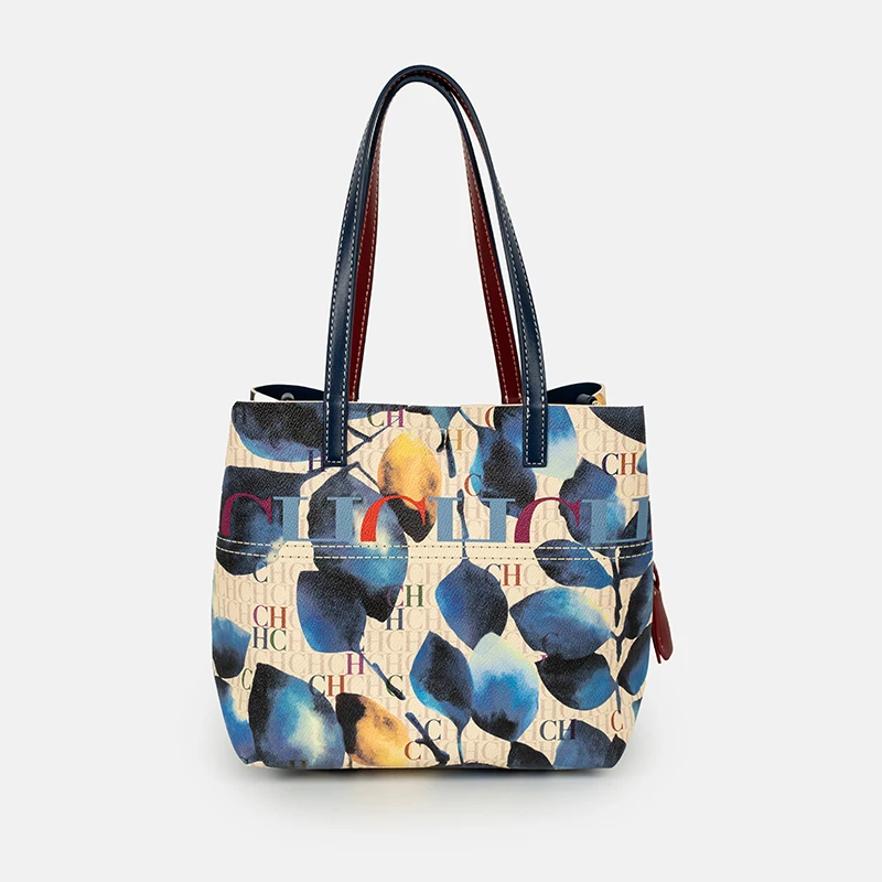 CH Art Color Printed Handbag S - Leather Work In Art ulasan dan harga