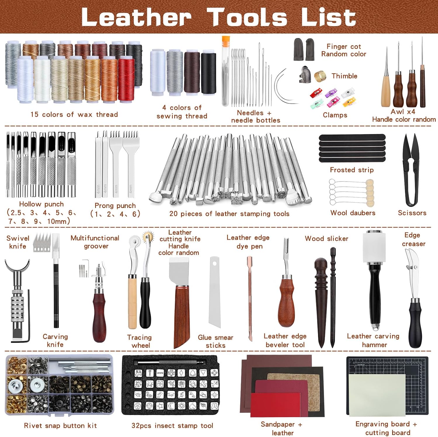 Leather Tooling Kit Leather Cr - For Leather Work ulasan dan harga