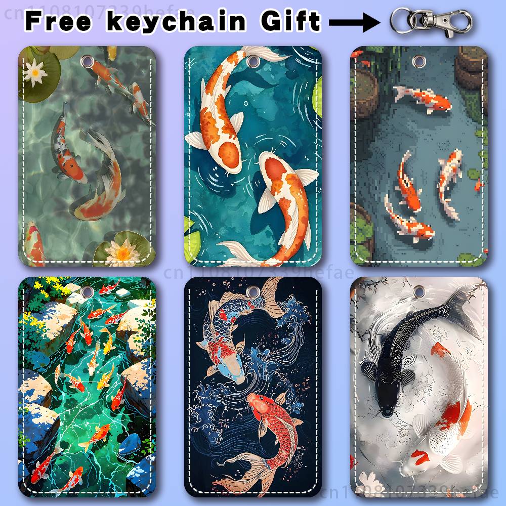 Koi Carp Painting Art Holder F - Leather Work In Art ulasan dan harga
