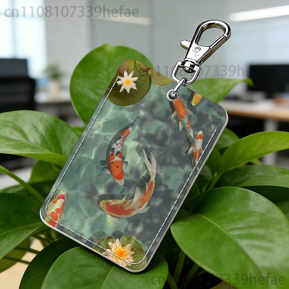 Koi Carp Painting Art Holder F - Leather Work In Art ulasan dan harga