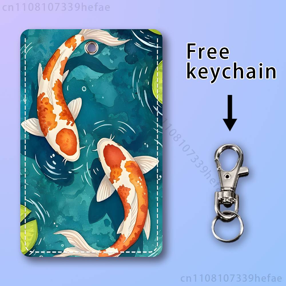 Koi Carp Painting Art Holder F - Leather Work In Art ulasan dan harga