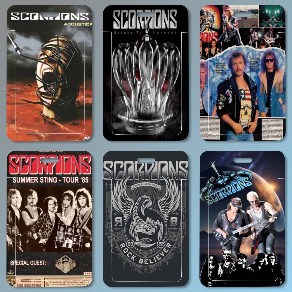 Scorpions Band Art ID Card Hol - Leather Work In Art ulasan dan harga