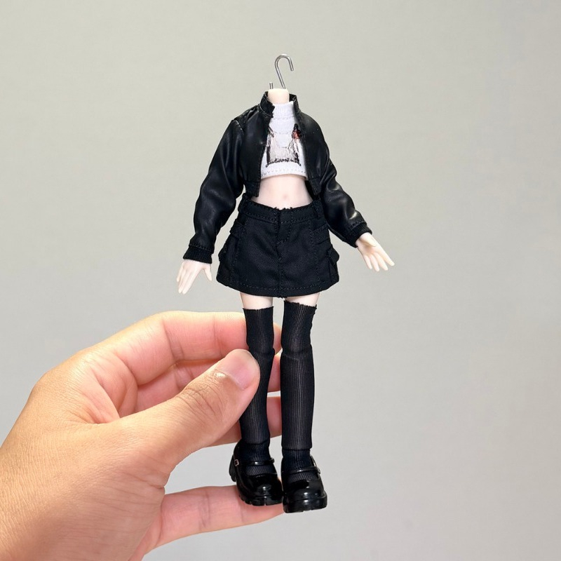 1/12 Scale BJD Sweet Cool Outf - Leatherworking Items ulasan dan harga