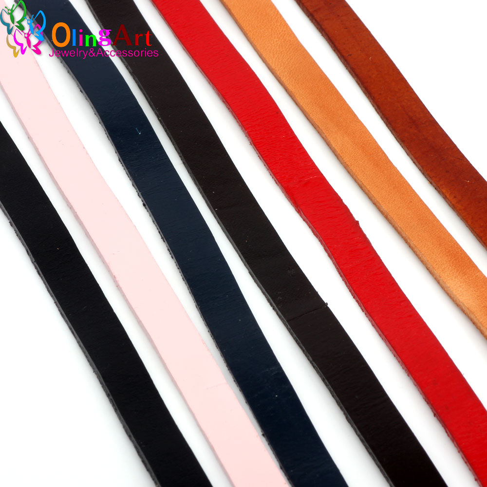 OlingArt 10*2mm 1Yard/Lot Mult - Leatherwork Diy ulasan dan harga
