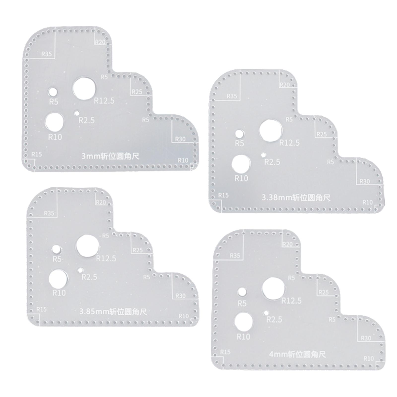 Clear Acrylic Circle Template  - Leatherwork Templates ulasan dan harga