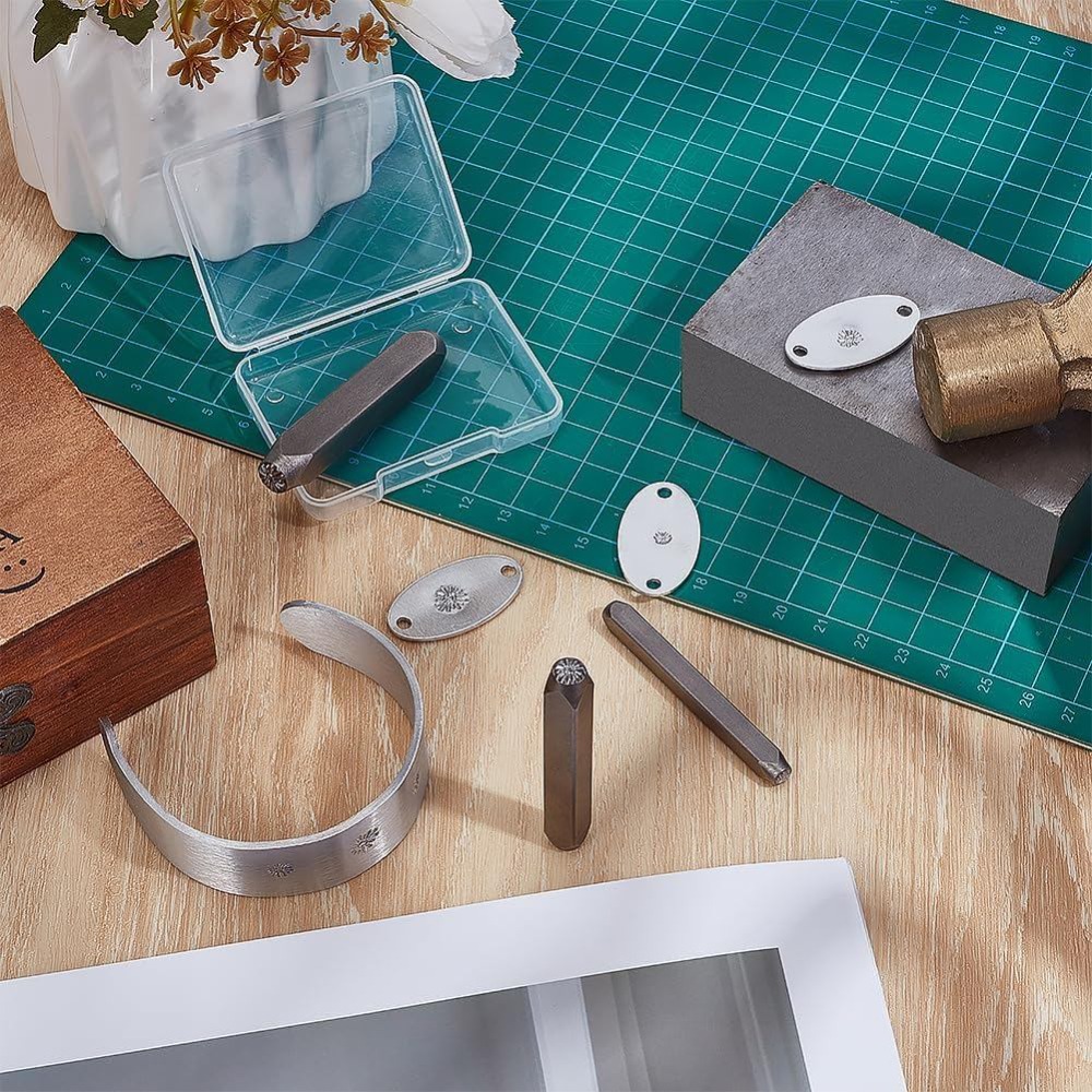 3Pcs Metal Punch Stamp Heart M - Leather Work In Art ulasan dan harga