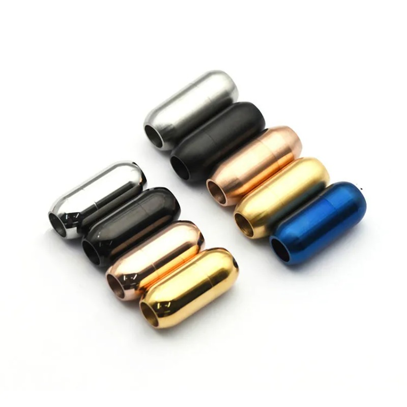 5Pcs/Lot Stainless Steel Magne - Leatherwork Diy ulasan dan harga