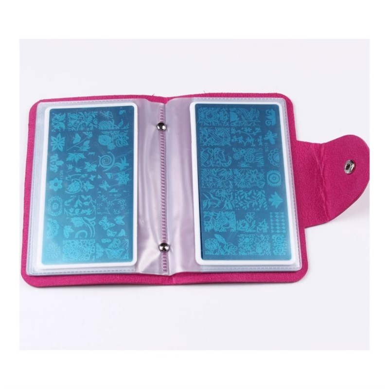 1Pcs Large Rectangular Nail Ar - Leatherwork Templates ulasan dan harga